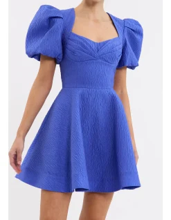 VIOLA PUFF SLEEVE MINI DRESS