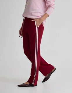 VIOLET CONTRAST STRIPE PANTS