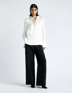 VISCOSE SATIN SHIRT