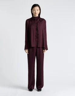 VISCOSE SATIN SHIRT