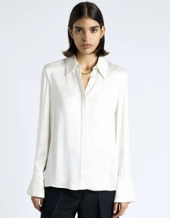 VISCOSE SATIN SHIRT