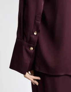 VISCOSE SATIN SHIRT