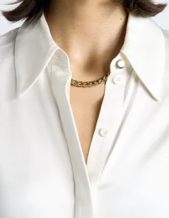 VISCOSE SATIN SHIRT