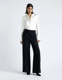 VISCOSE SATIN SHIRT