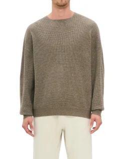 WAFFLE CREWNECK 90'S SWEATER