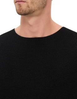 WAFFLE CREWNECK 90'S SWEATER
