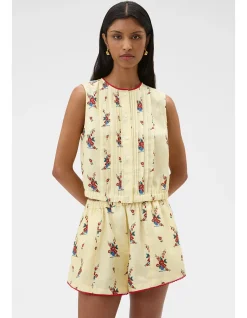 Wallpaper Floral Print Top