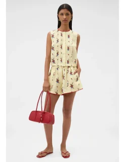 Wallpaper Floral Print Top