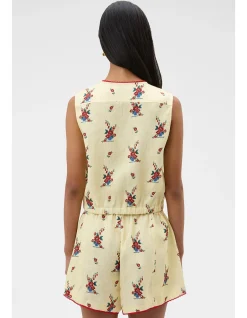 Wallpaper Floral Print Top