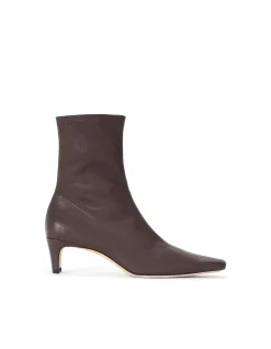 Wally Stretch Nappa Leather Sock Ankle Boots