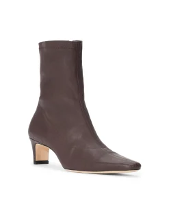 Wally Stretch Nappa Leather Sock Ankle Boots