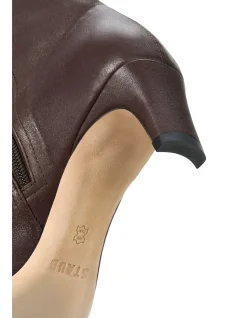 Wally Stretch Nappa Leather Sock Ankle Boots