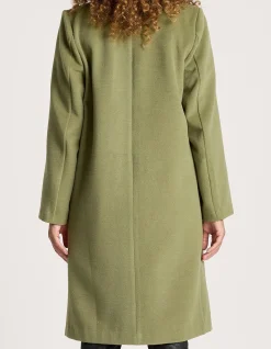 Wanderer Wool Look Longline Waterfall Coat