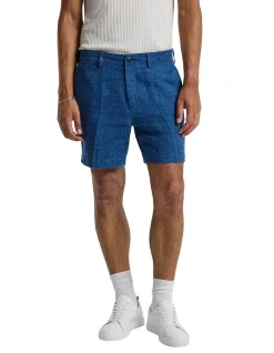 WASHED LINEN SHORTS