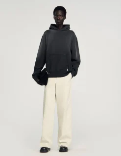 Washed Hoodie Sweatshirt