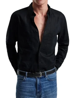 WASHED LINEN SHIRT