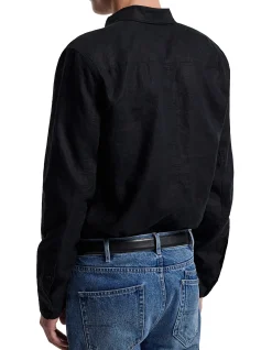 WASHED LINEN SHIRT