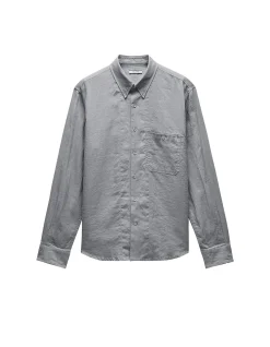 WASHED LINEN SHIRT