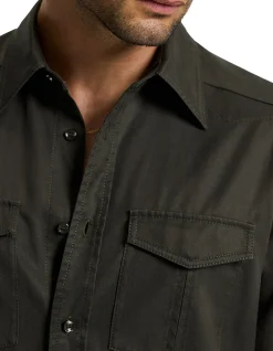 WASHED POCKETED SHIRT
