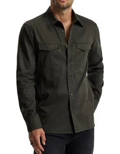 WASHED POCKETED SHIRT