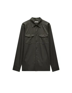 WASHED POCKETED SHIRT