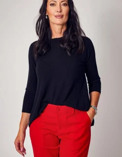 WELLESLEY SWEATER IN BLACK