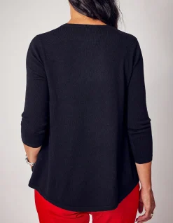 WELLESLEY SWEATER IN BLACK