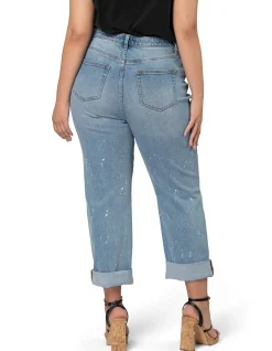 West Coast High Rise Straight Leg Jeans