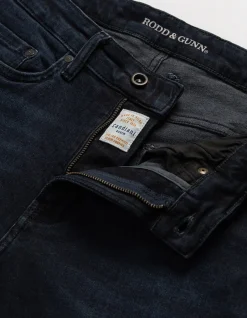 Weston Straight Blue Black Italian Denim Jeans