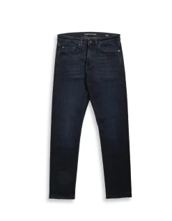 Weston Straight Blue Black Italian Denim Jeans