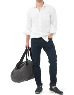 Weston Straight Fit Blue Black Italian Denim Jeans