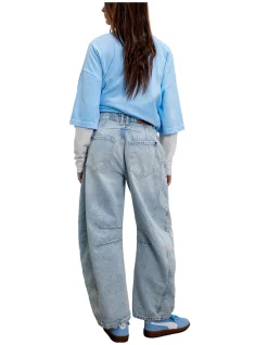 We The Free Good Luck Relaxed Barrel Leg Jeans