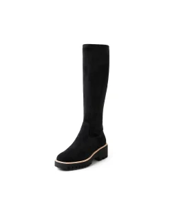 Wevver Stretch Microsuede Knee High Boots