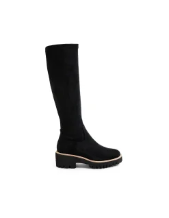 Wevver Stretch Microsuede Knee High Boots