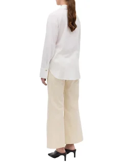 WHITE COTTON ISABELLA SHIRT