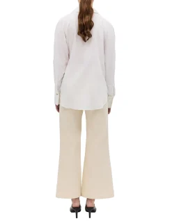 WHITE COTTON ISABELLA SHIRT