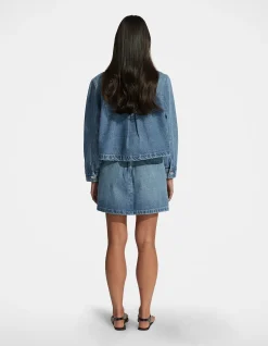 WHITNEY DENIM SKIRT