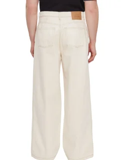 Wide Fit Pant Ecru