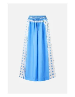 WIDE LEG ELASTIC WAIST PANT