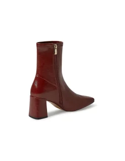 Wilara Square Toe Block Heel Ankle Boots