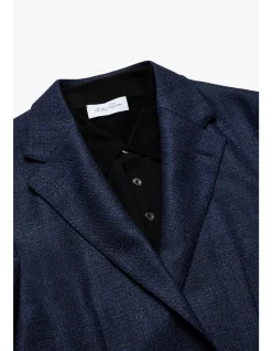 WILL BLAZER - WOOL IN BLUE TWEED