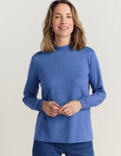 WINTERLOCK ROLL NECK SKIVVY