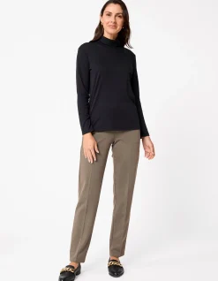 WINTERLOCK ROLL NECK SKIVVY
