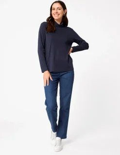 WINTERLOCK ROLL NECK SKIVVY
