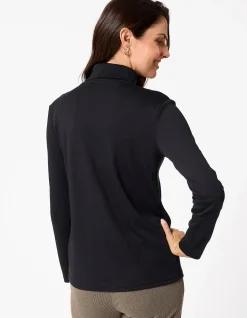 WINTERLOCK ROLL NECK SKIVVY