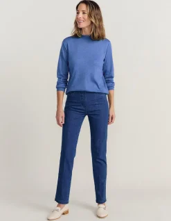 WINTERLOCK ROLL NECK SKIVVY
