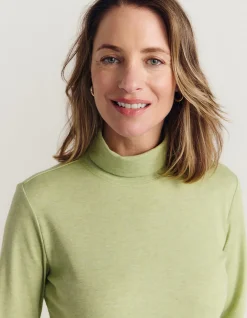WINTERLOCK ROLL NECK SKIVVY