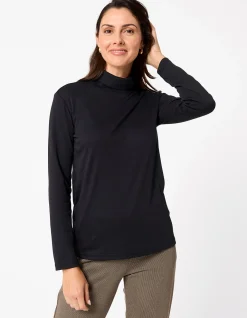 WINTERLOCK ROLL NECK SKIVVY