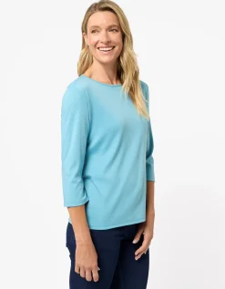 WINTERLOCK 3/4 SLEEVE TOP