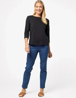 WINTERLOCK 3/4 SLEEVE TOP